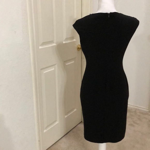 Lauren Ralph Lauren Petite Embellished Crew-Neck Dress - Picture 3 of 6